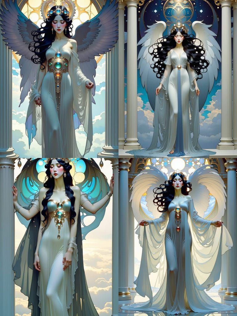 Art Nouveau Flux: Goddess of Air
