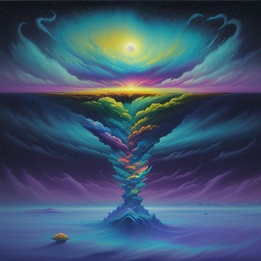 Ethereal Dreamscapes in Vibrant Colors