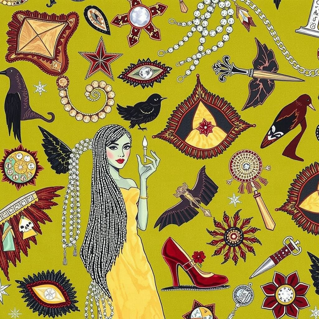 Glamorous Avant-Garde Mosaic Masterpiece