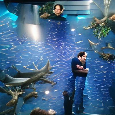 Paul Rudd at Sea Life: Hyperrealistic Shark Encounter