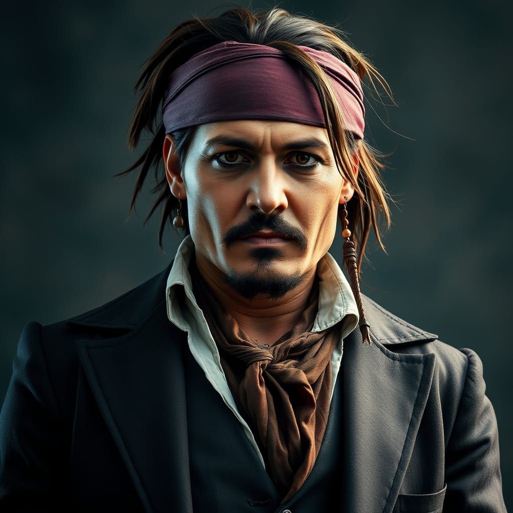AI Portrait of Johnny Depp