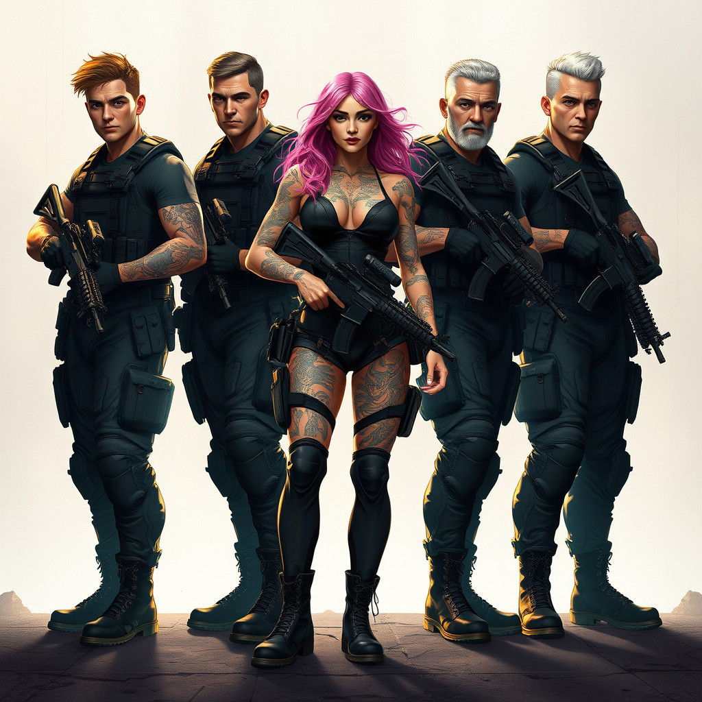 Elite Special Ops Team Ready for Battle