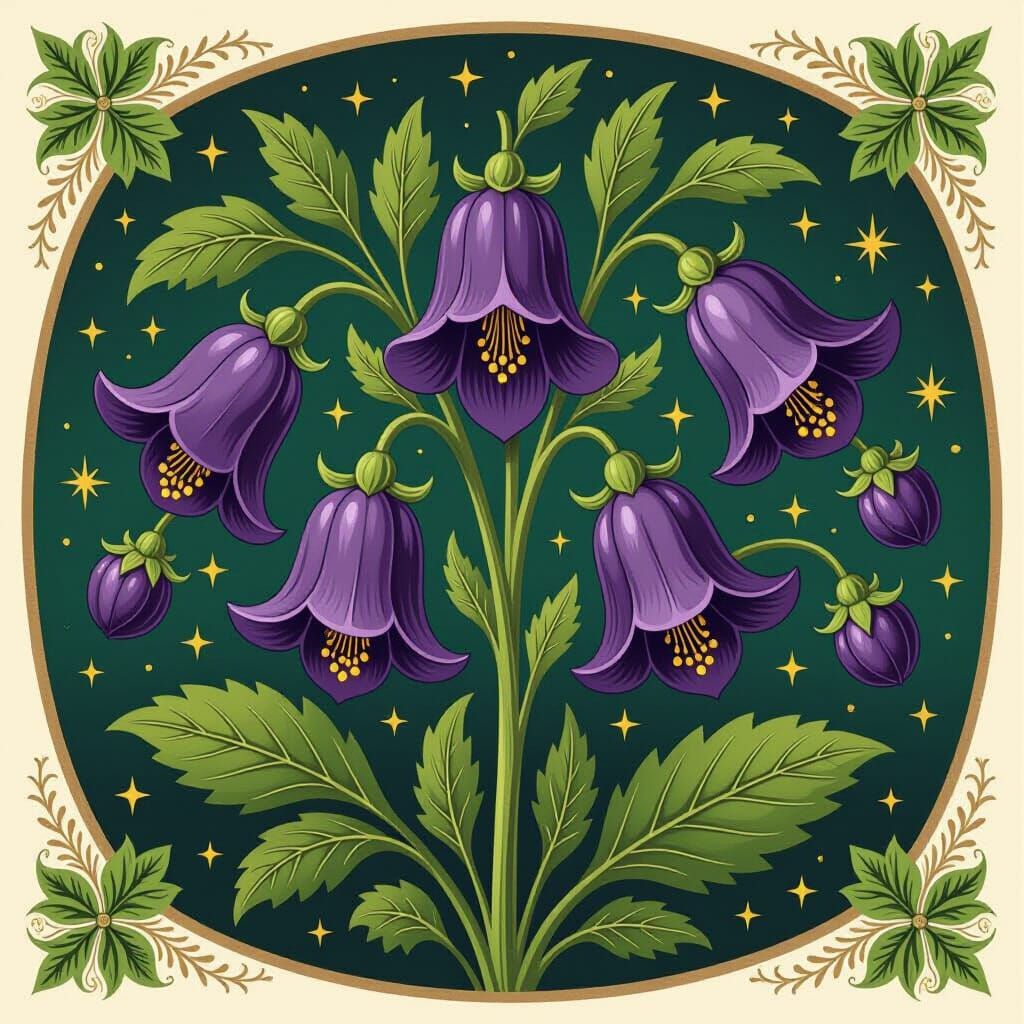 Deadly nightshade (Atropa belladonna)