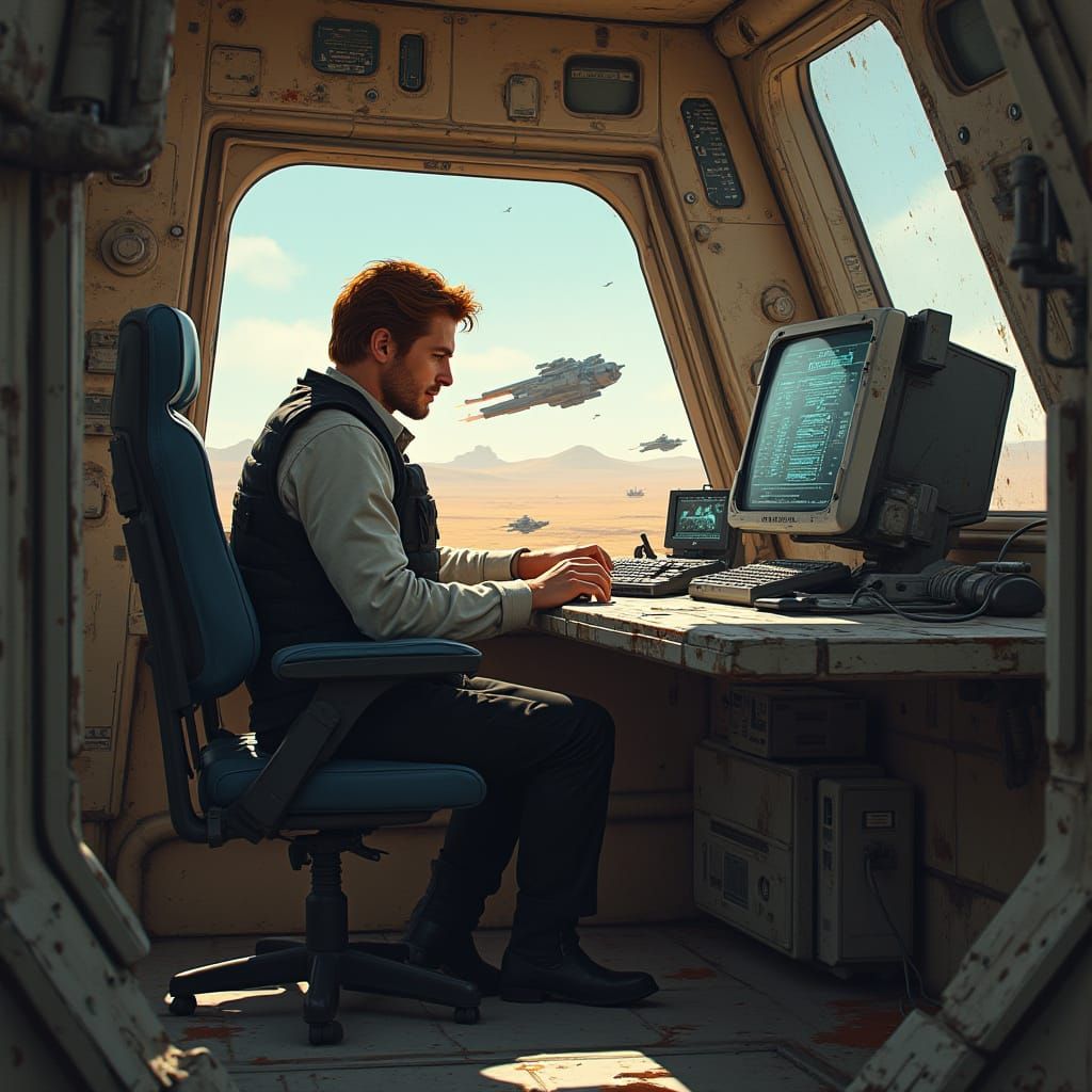 Star Wars Inspired Sci-Fi Cannon Command Center