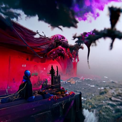 Fantastical Matte Painting with Intricate Details