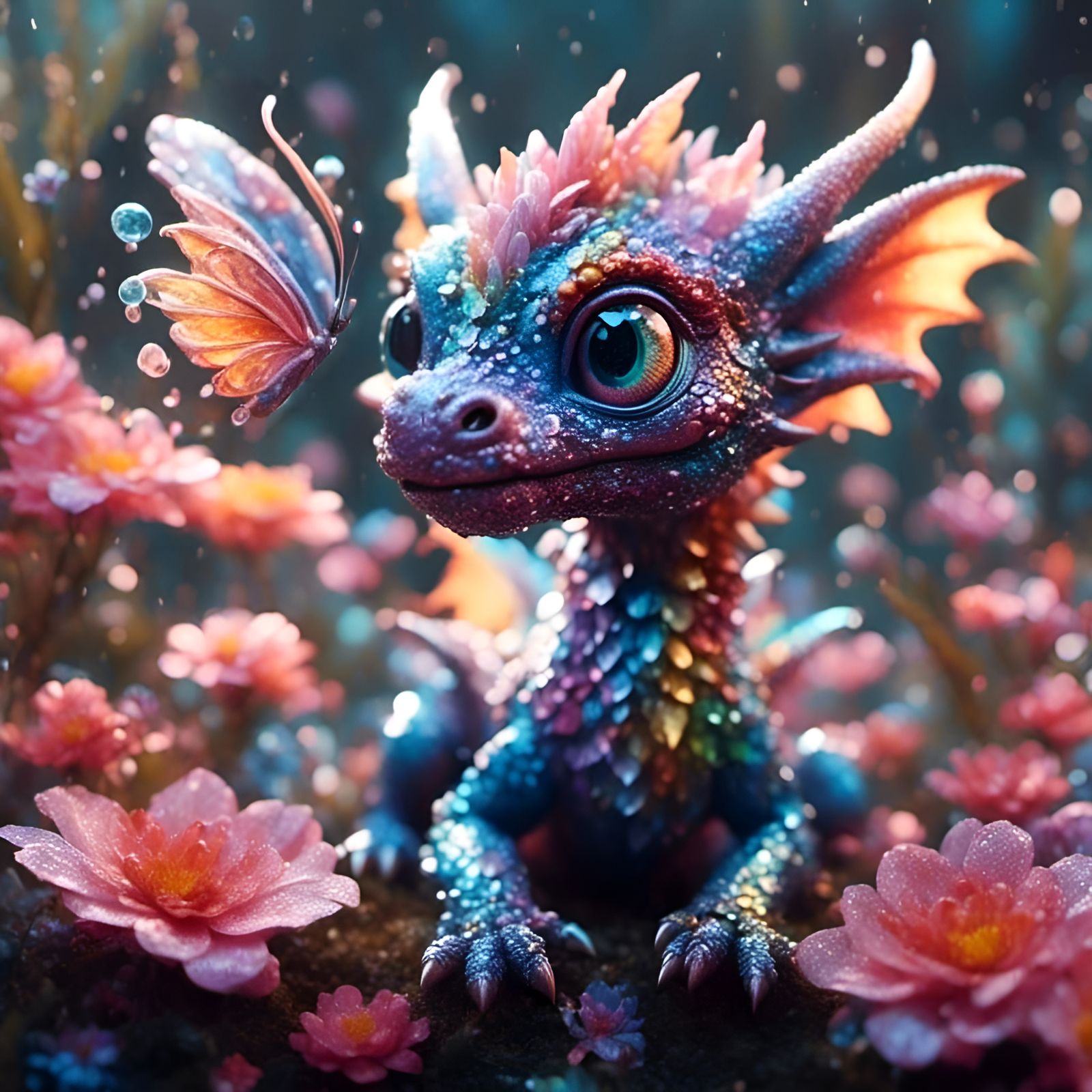 Gossamer Butterfly in Flight: Bioluminescent Solargraph