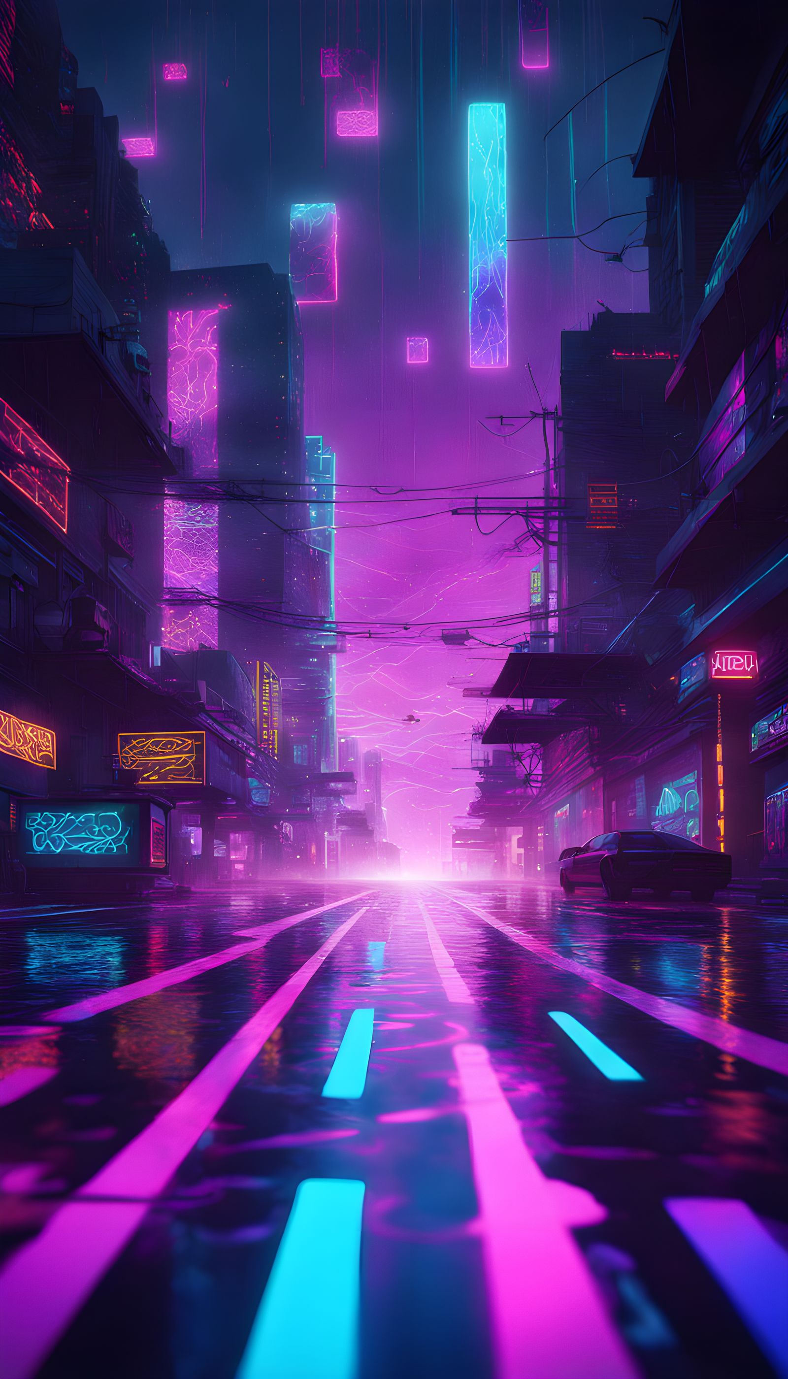 Cyberpunk Neon Dreamscape