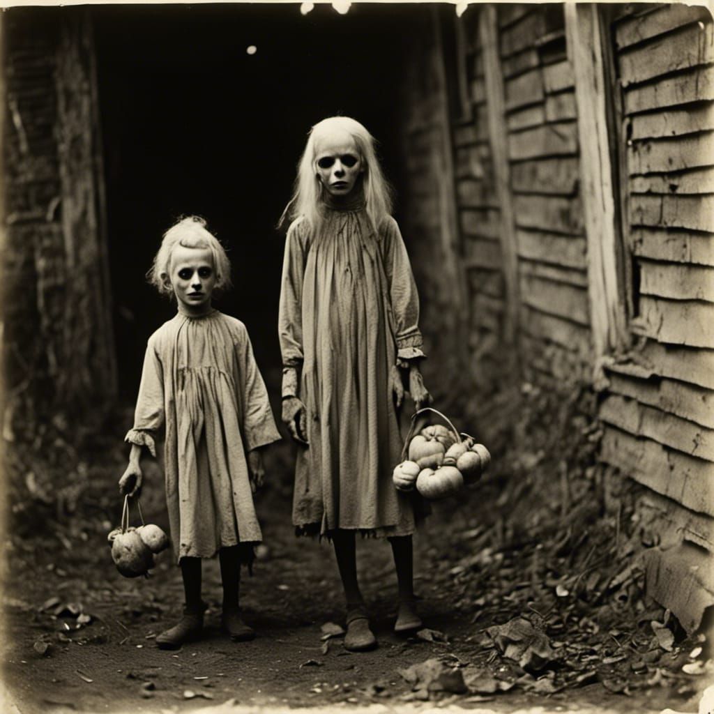 Cursed Technicolor Trick or Treat Scene