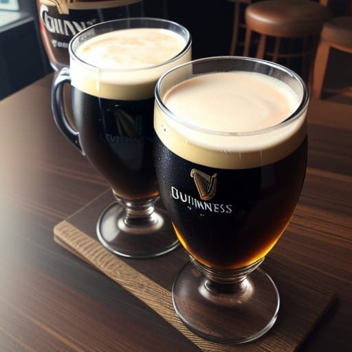 Stunning Guinness Masterpiece in a Glass