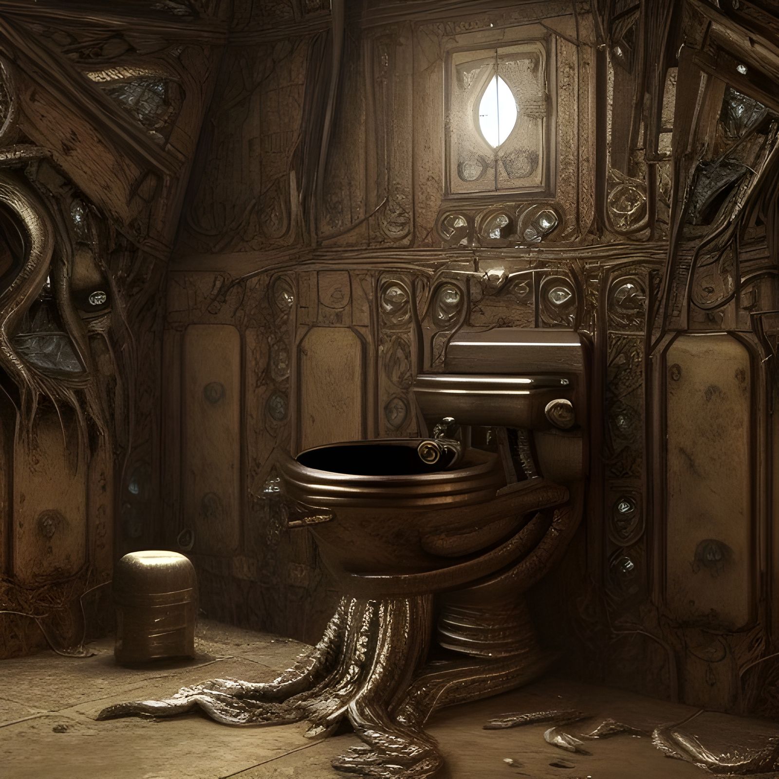 Eldritch Horror Toilet Concept Art