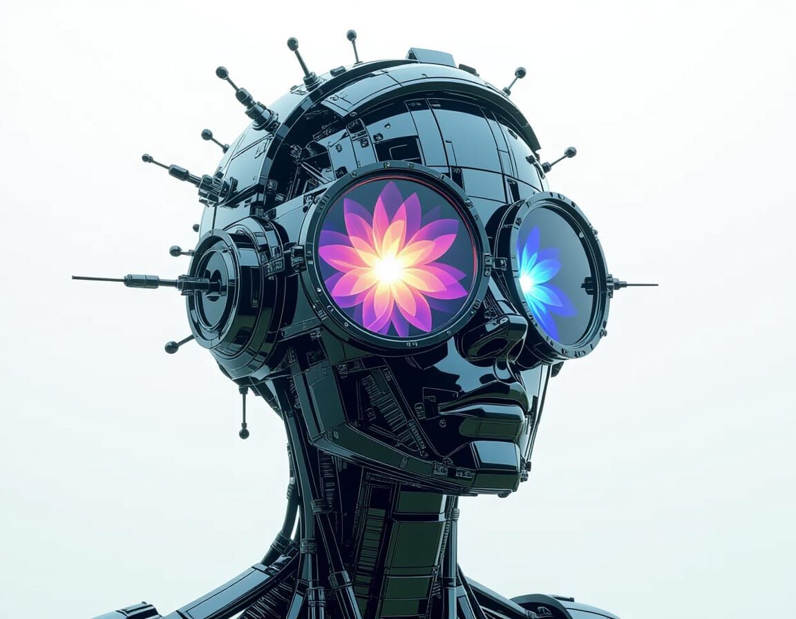 Animatronic Flux Capacitor With Flower-Head