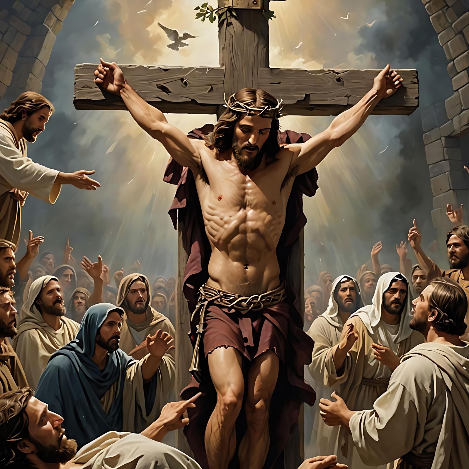 And when Jesus had cried with a loud voice, he said, "Father...