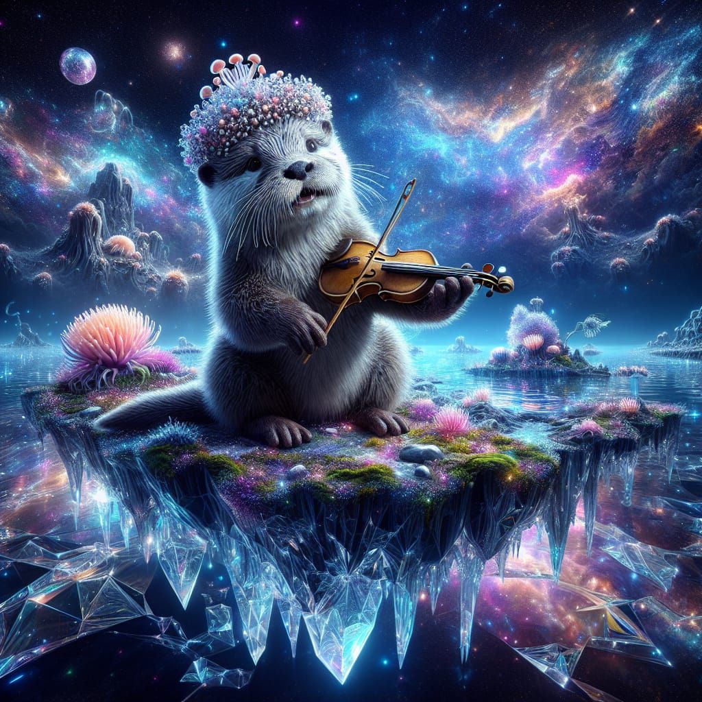 Otter The Violin-player