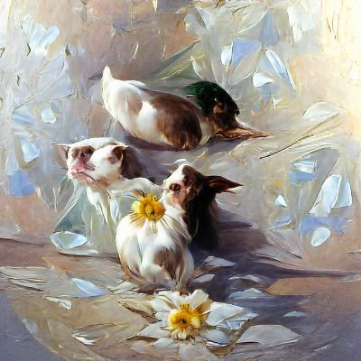 Floral Oil Painting in James Gurney Style