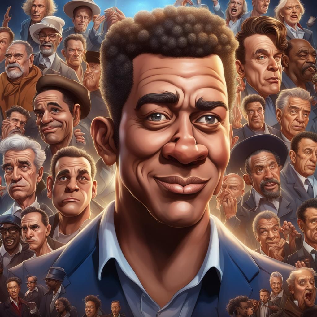 Celebrity Caricature: Pressure of Fame, Fantasy Concept Art