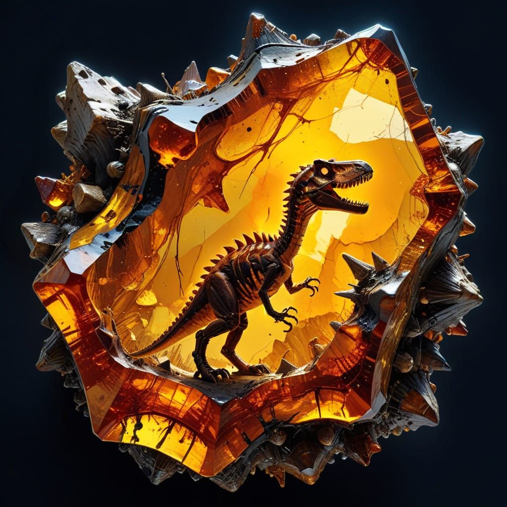 Dinosaur DNA Trapped in Amber