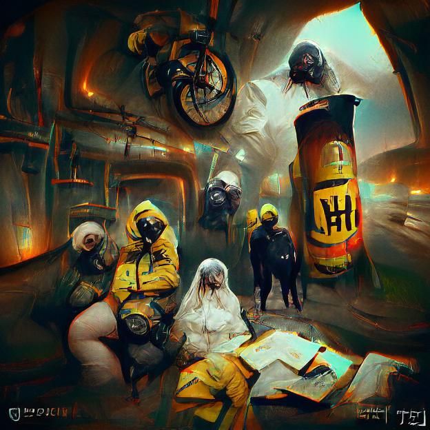 Hazmat Suit in Hell: Radioactive Waste Art