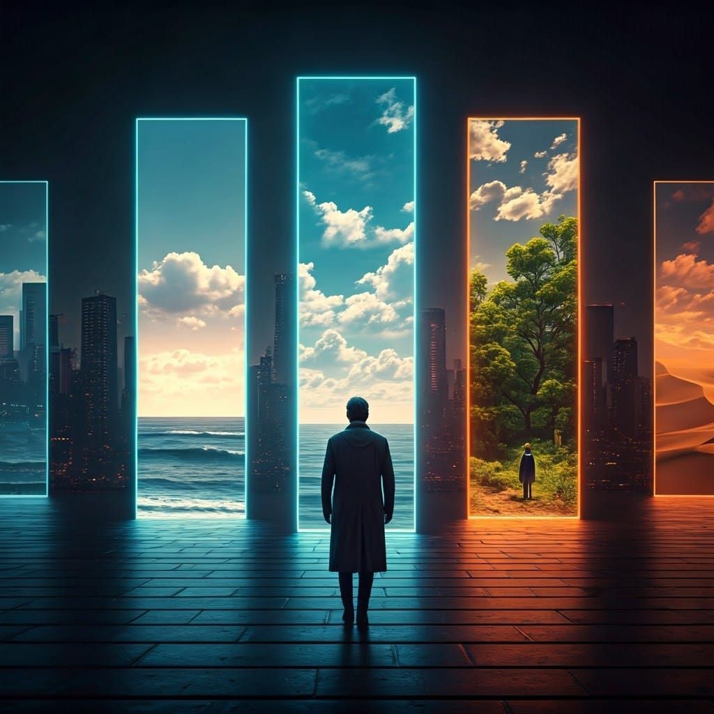 Mysterious Figure Embarks on Interdimensional Journey Throug...