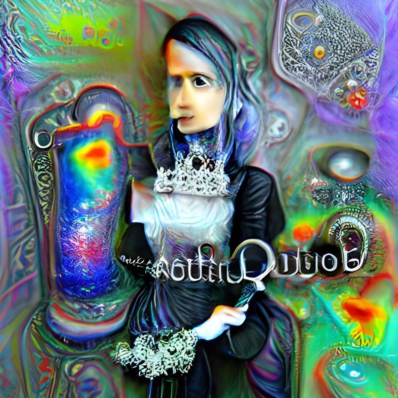 Gothic Queen of Doubt in Galactic Romanticism