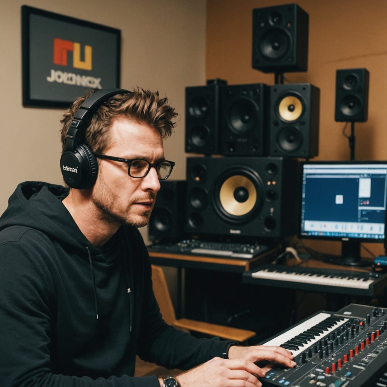 Fans Creating Music Videos in a Studio