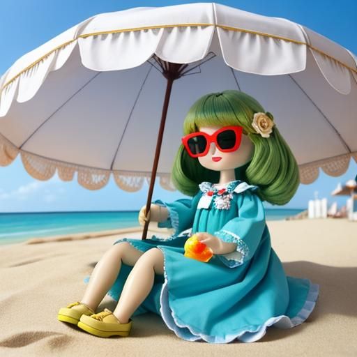 Delicate Doll Seeks Beachy Paradise