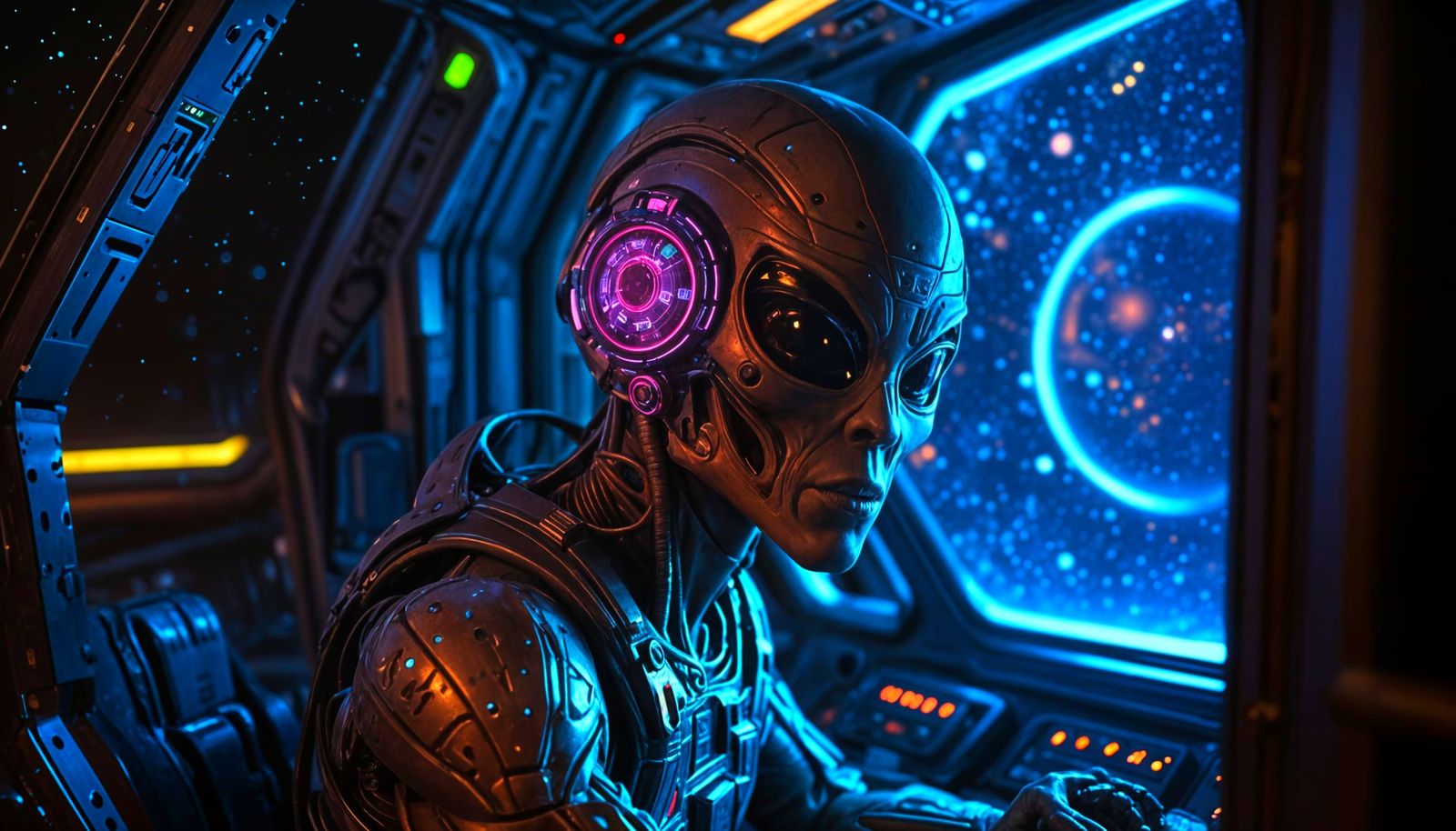 Cosmic Space Expedition in a Toxic Wasteland