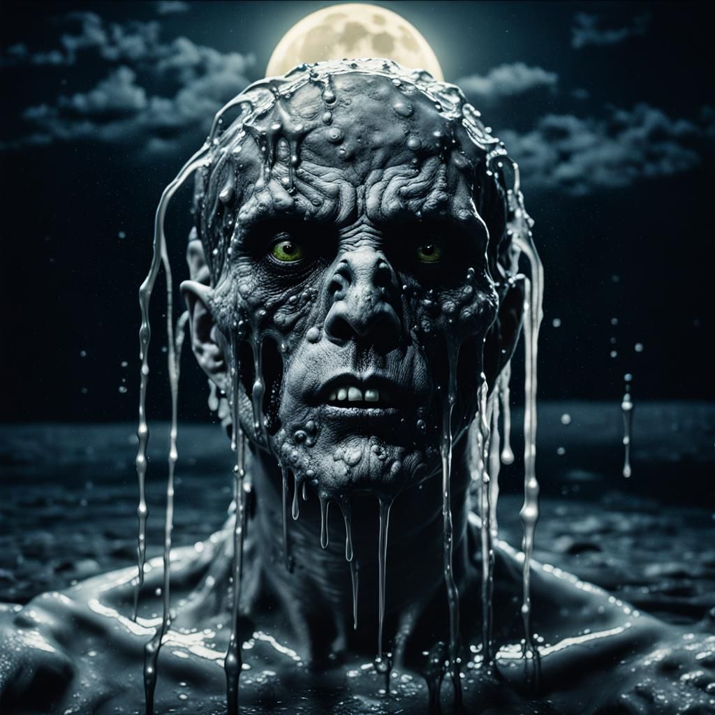 Medusa Rises: Liquid Silver Cinematic Masterpiece