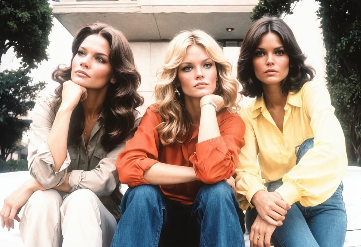 Charlie's Angels Portrait in Concept Art Style