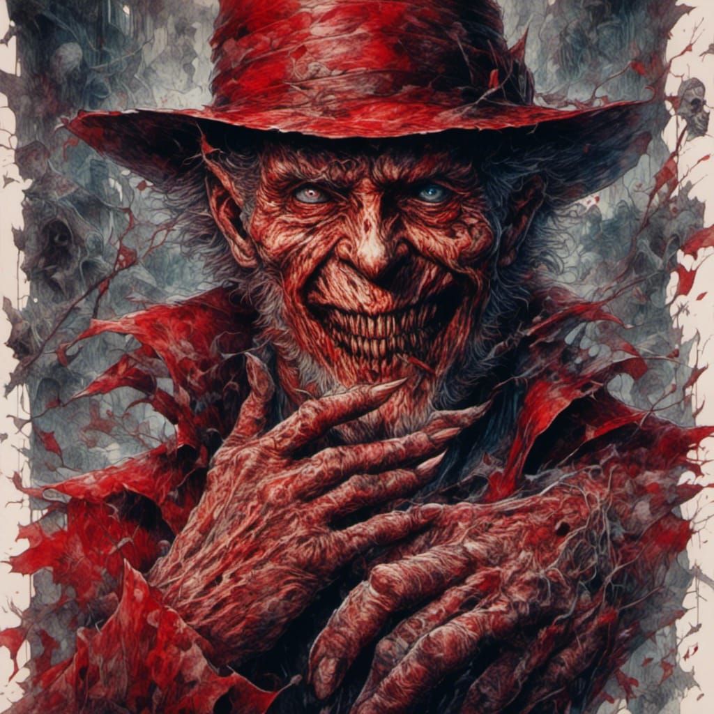 Freddy Krueger Gets a Manicure: Hyperrealistic Comic Art