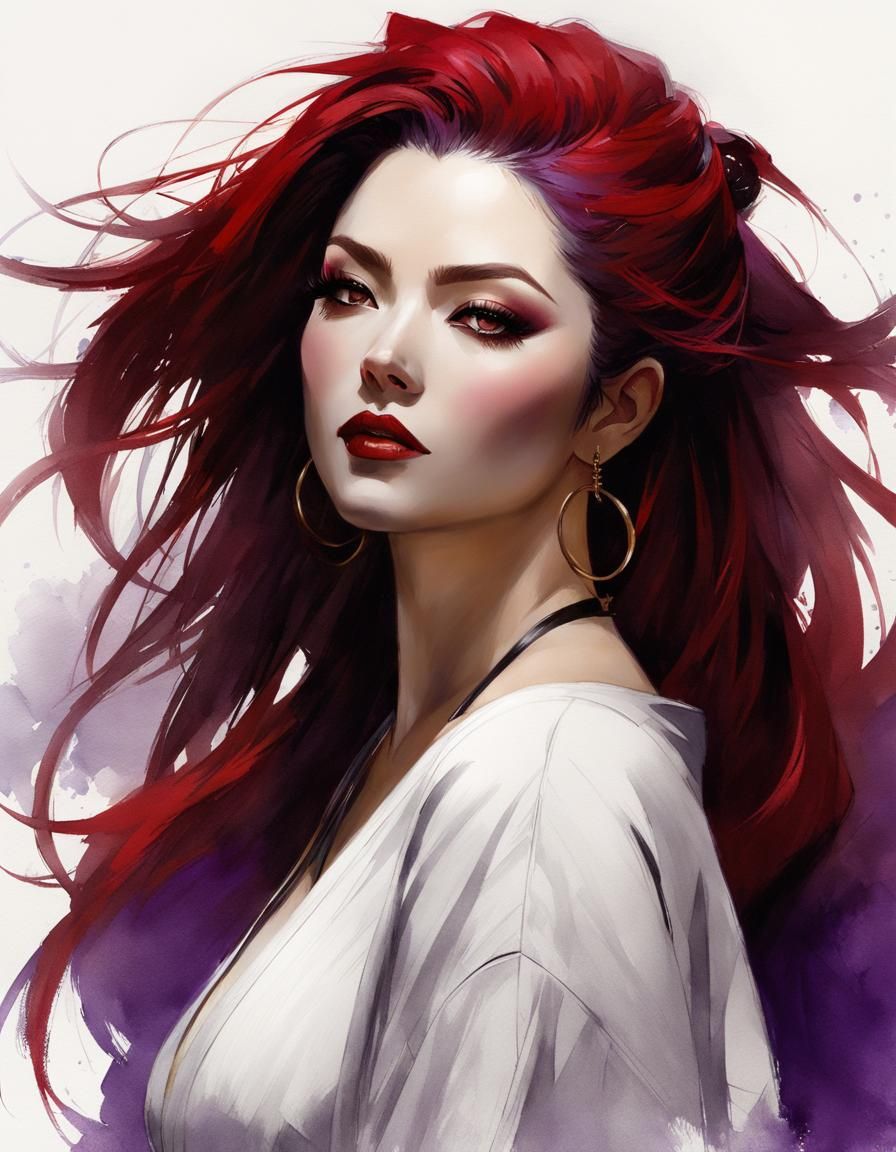 Maki Jujutsu Kaisen Concept Art of Woman