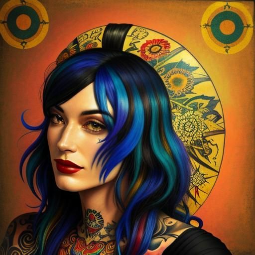 Photorealistic Portrait: Wise, Happy, and Elegant