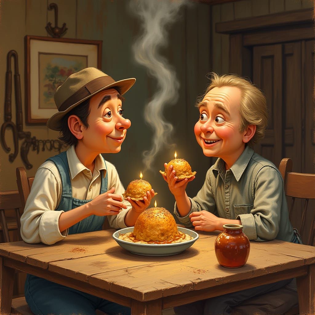 Tim Conway and Don Knotts Enjoy Whimsical Apple Dumplings in...