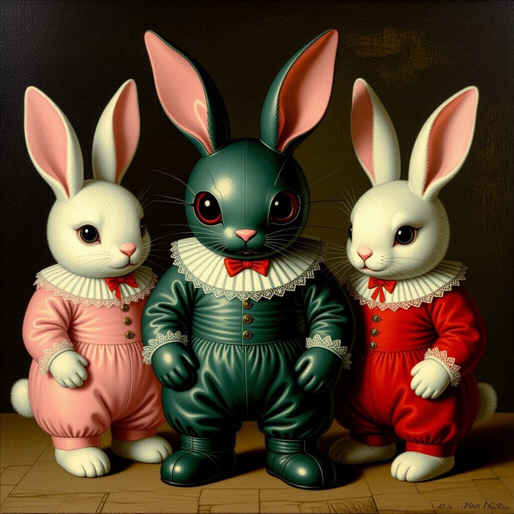 Hydromech Rabbit in Future Era Evil Toy Art