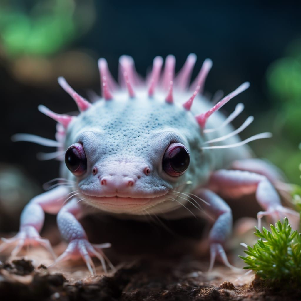 Vibrant Axolotls in Stunning 8K Detail