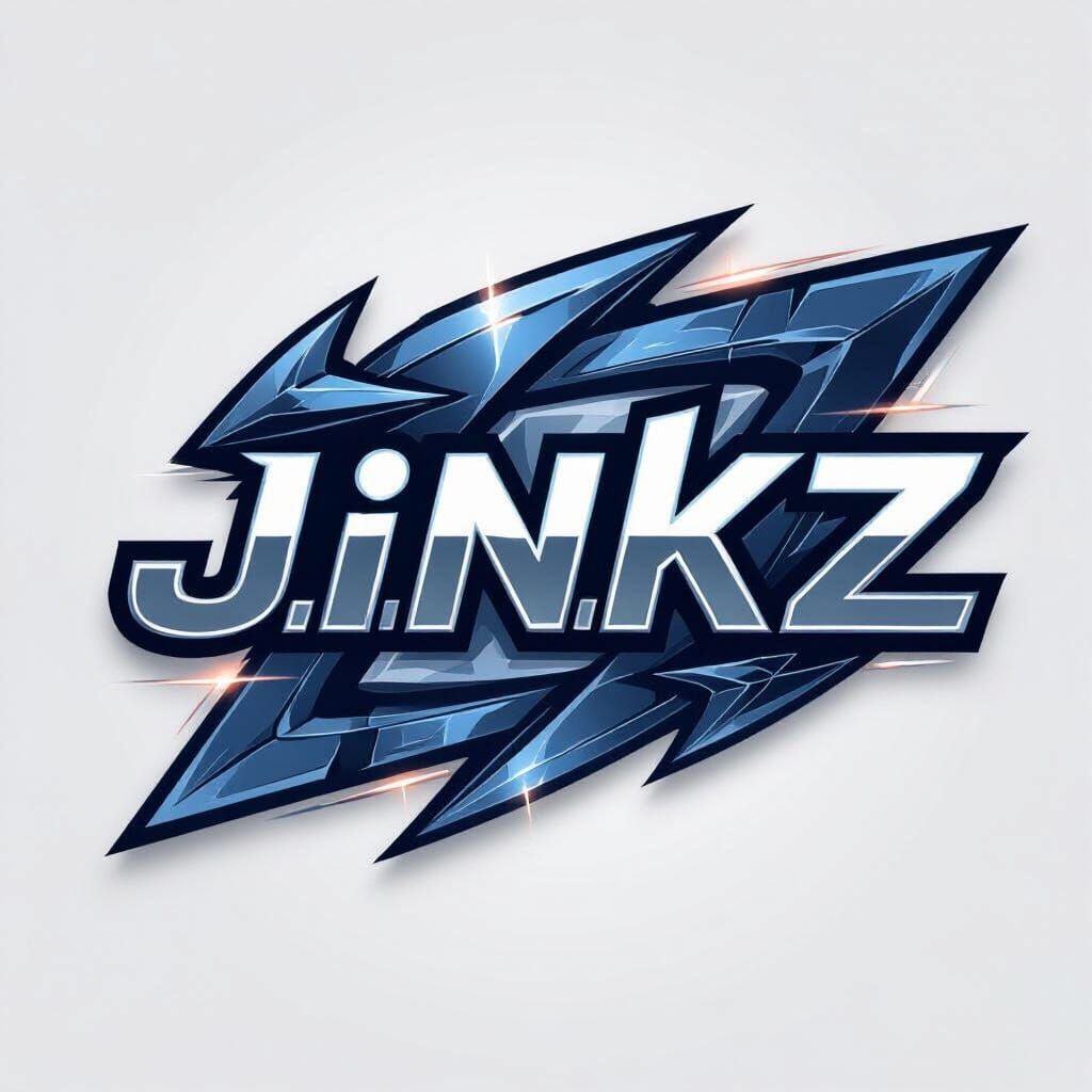 JINKZ Vinyl Wrap Logo: Speed and Movement
