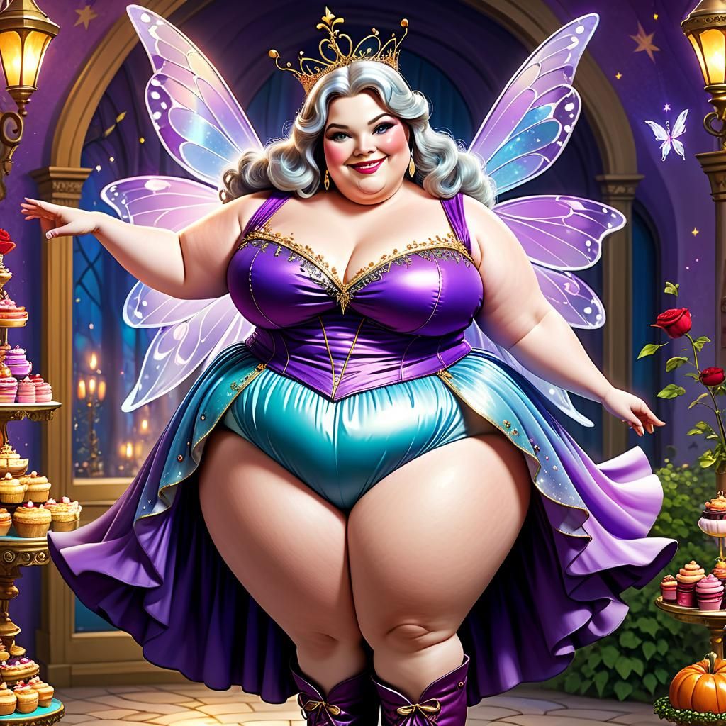 Curvy Fairy Godmother with Elaborate Details