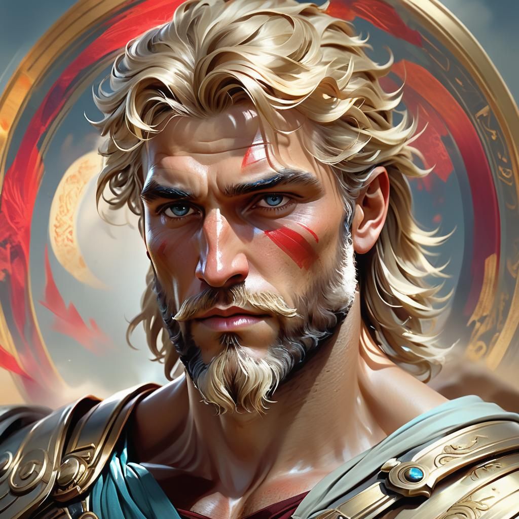 God of Love in Sparta: Detailed Portrait