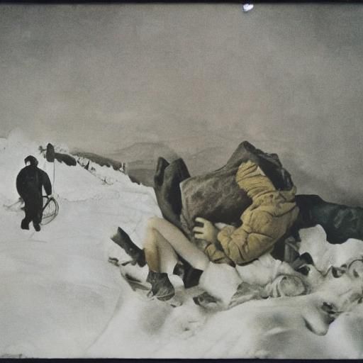 Dyatlov Pass Incident: Scanography in Witkin Style