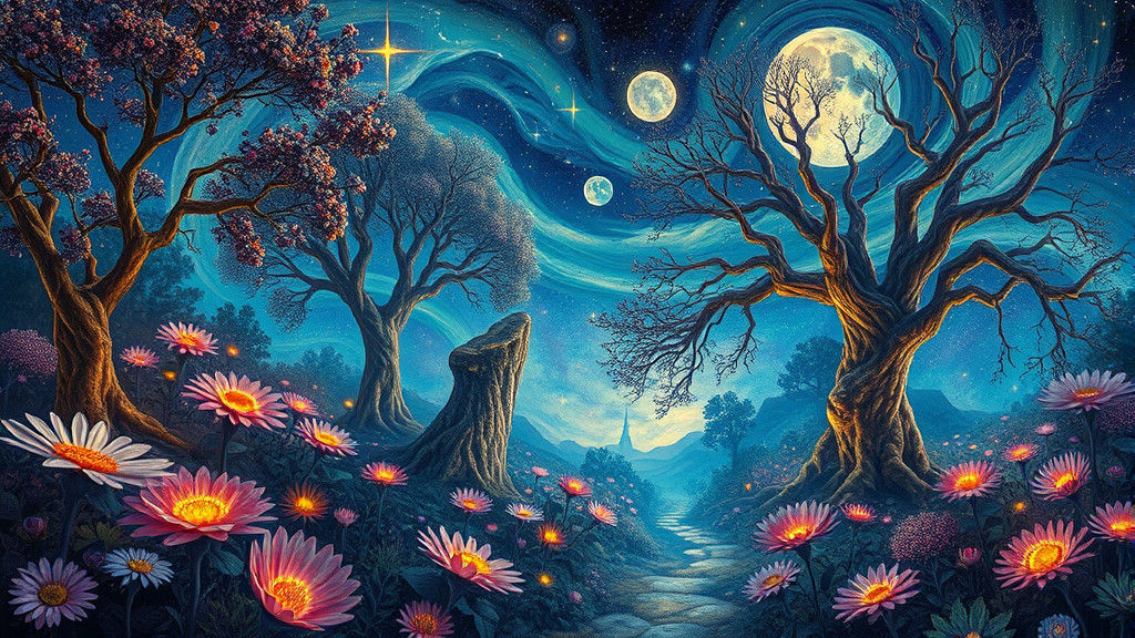 Celestial Garden: Plants of Stars and Nebulae