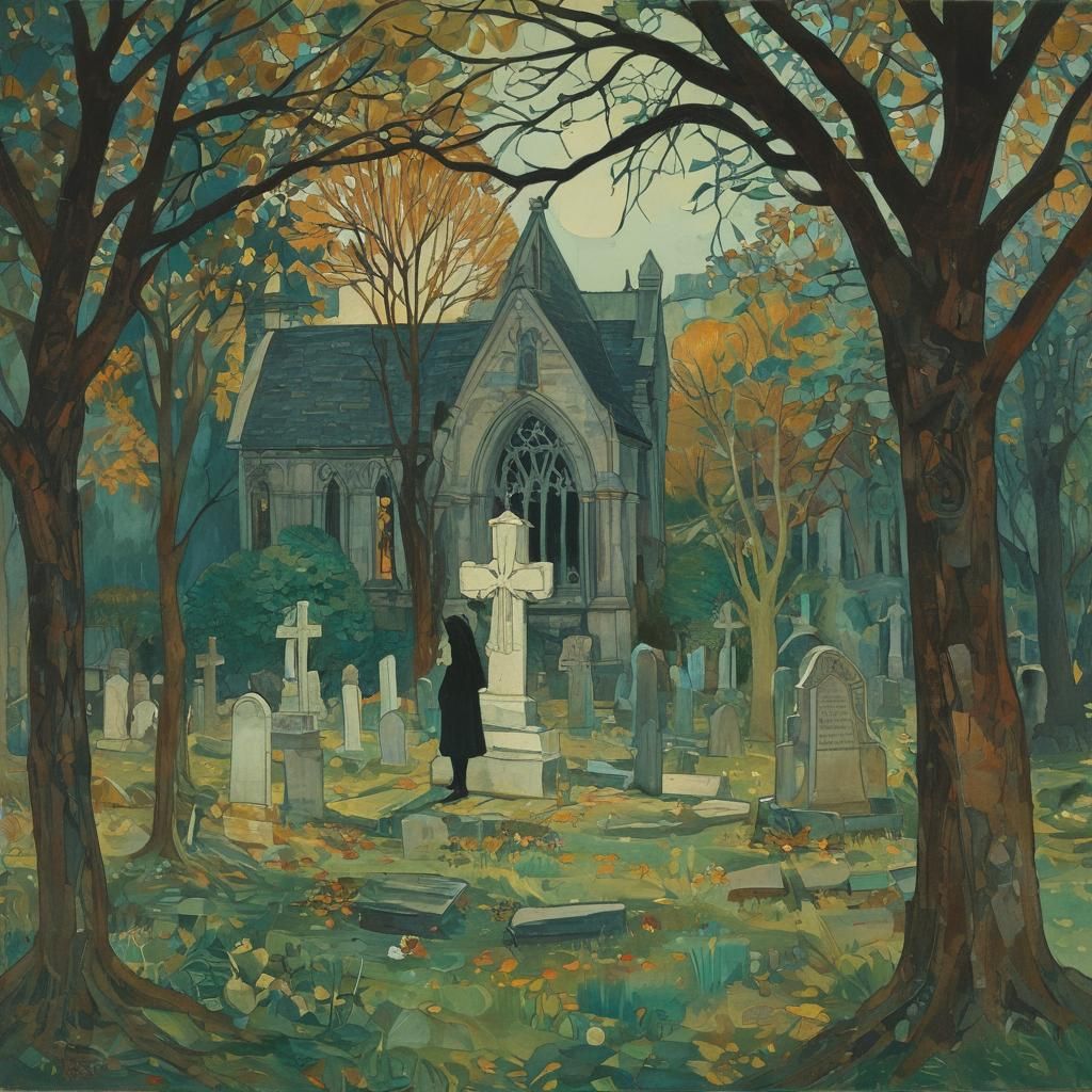 Girl in Terror, Framed in a Haunting Window Scene