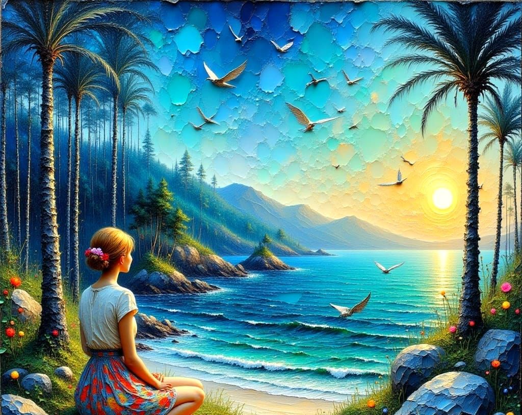 Daniel's Farewell to Spain in Vibrant Oil Painting