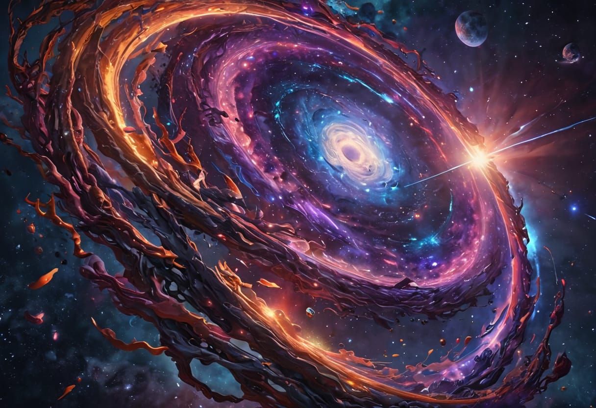 Spiral Galaxy Formation in Vibrant Cosmic Colors