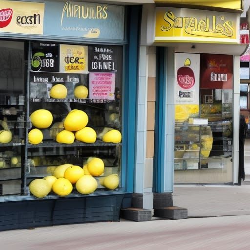 Abstract Lemon Shapes