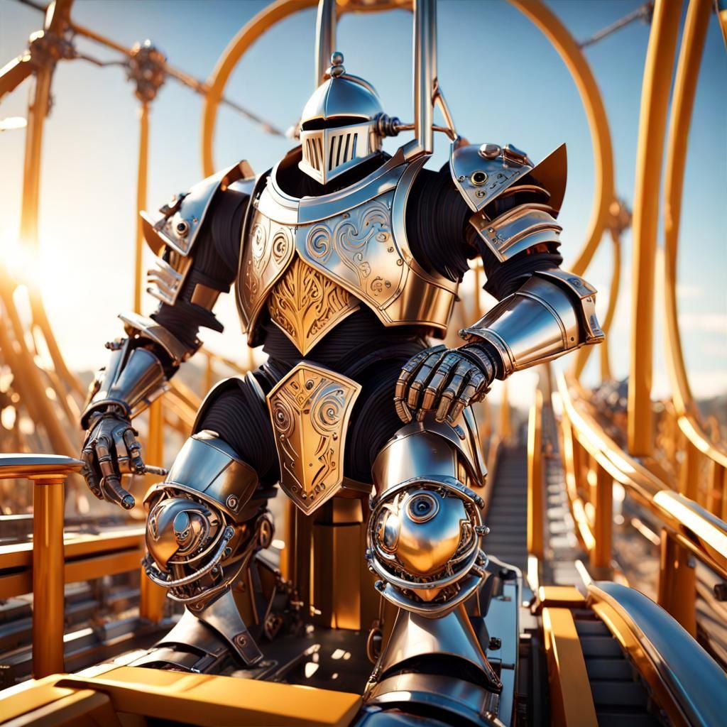 Sci-fi fusion medieval knight!