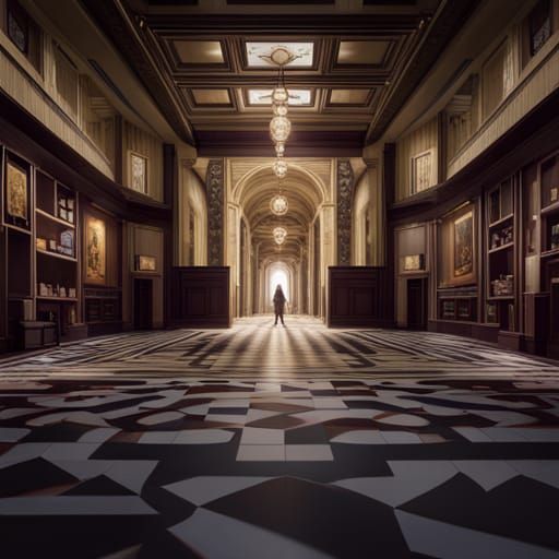 Dark Fantasy Masterpiece Inspired by Alphonse Mucha