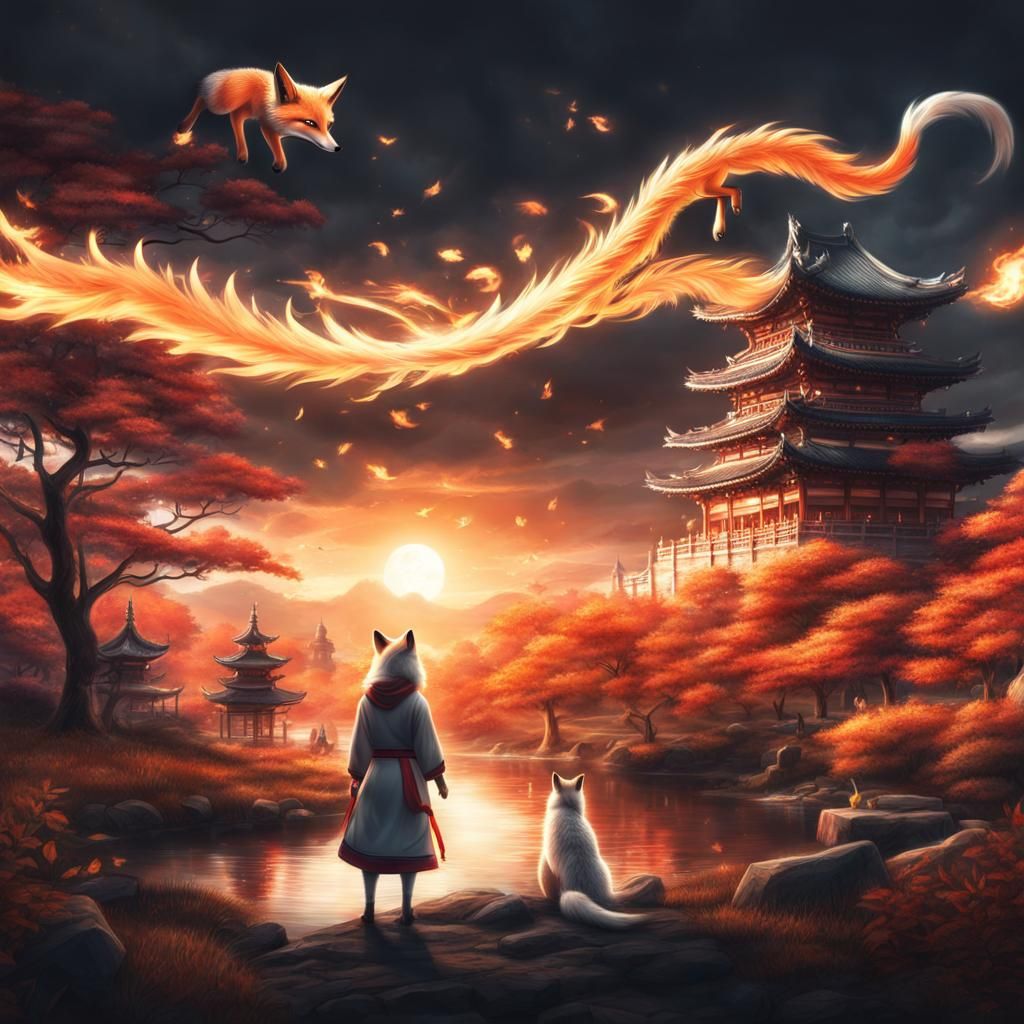 Summoning the Nine-Tailed Fox Demon