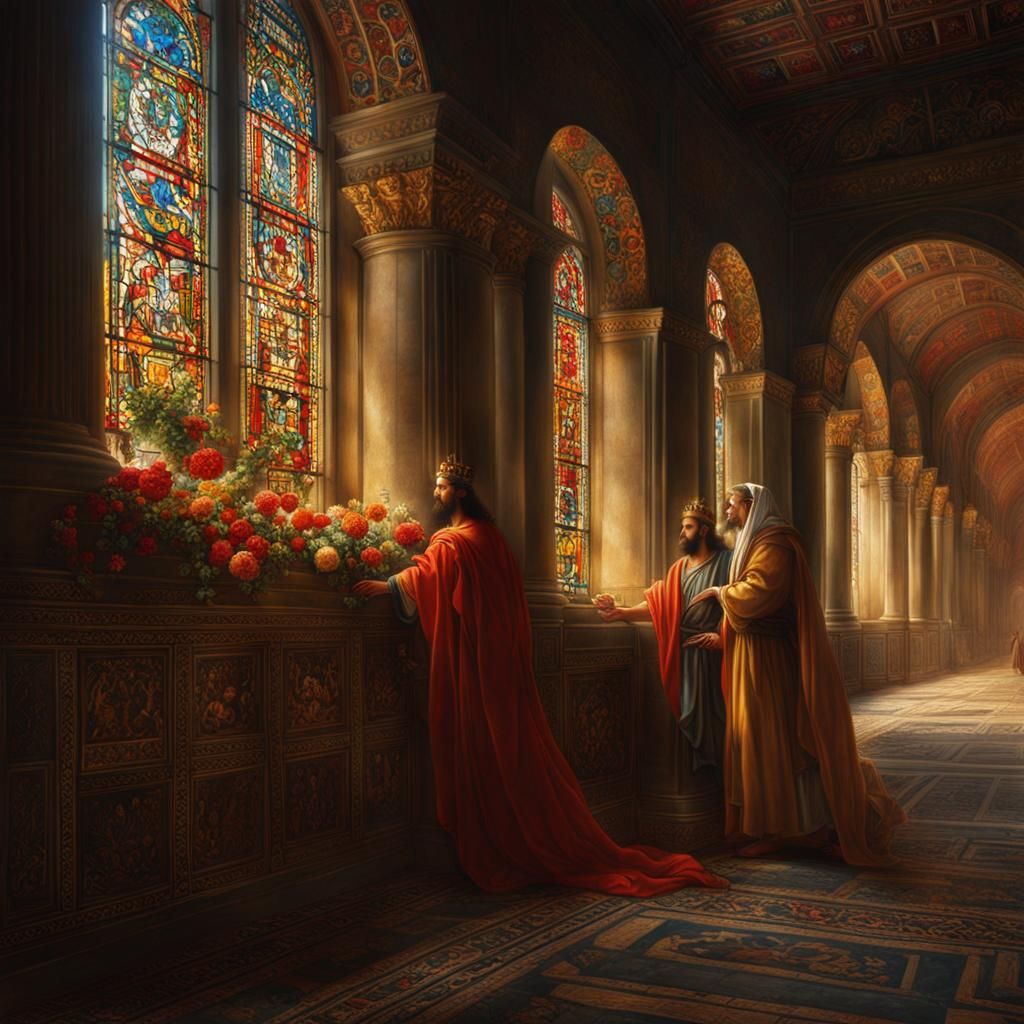 David's Escape: A Biblical Scene in Hyperrealism