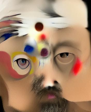 Surreal Ill Man in PhotoRealistic Style