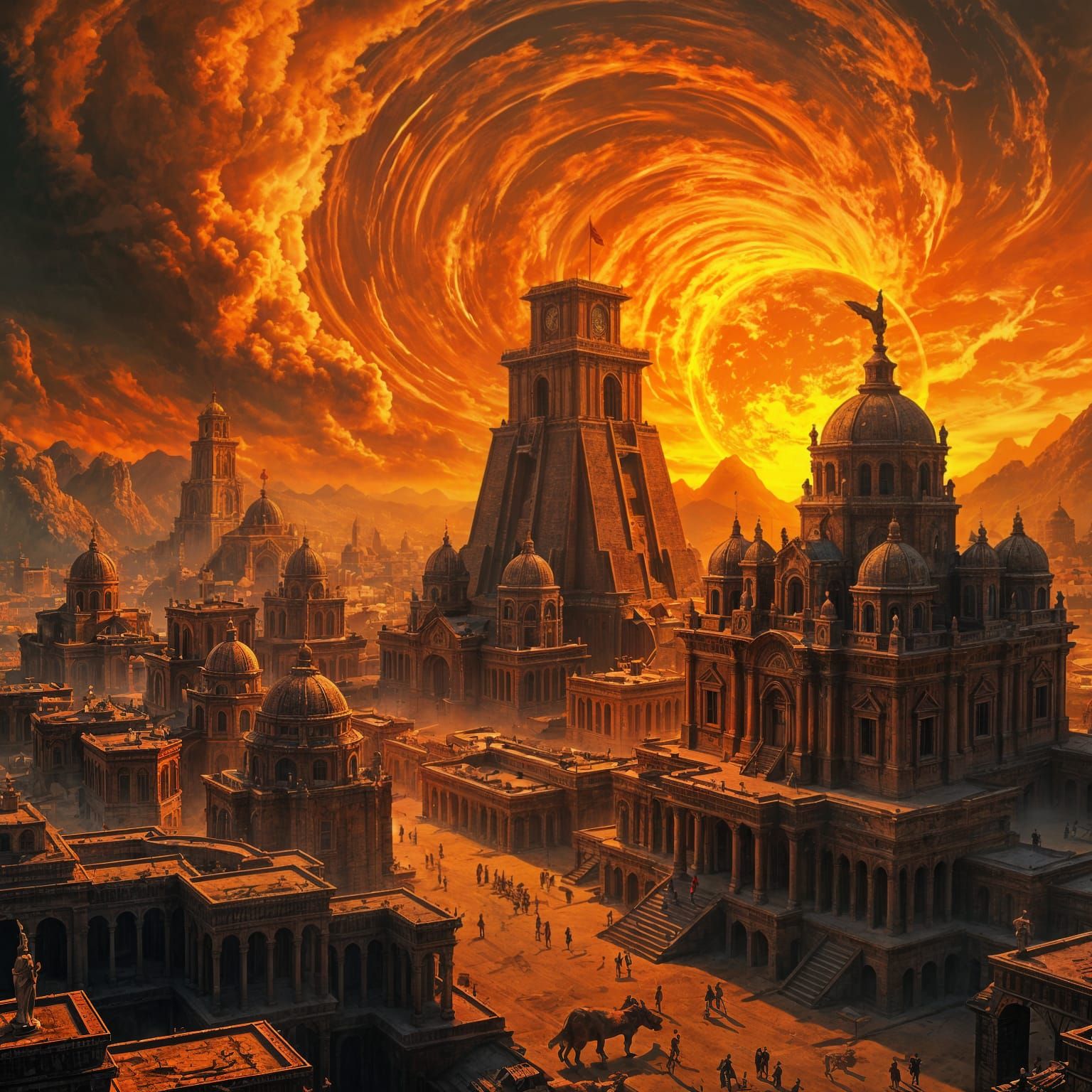 Sodom and Gomorrah: Hyperrealistic Biblical City