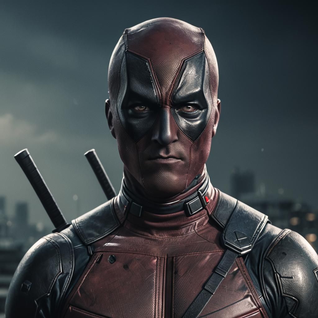 Disciplined Deadpool in Film Noir Style